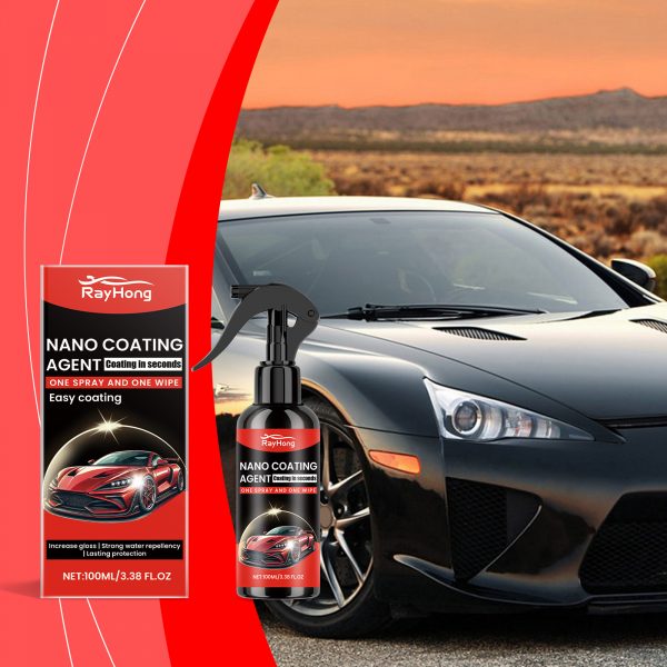 Rayhong Car Coating Agent, Protect Car Paint, Improve Gloss, Anti-Stain Clean And Refurbished Car Coating Agent