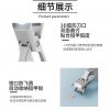Factory Direct Sale Of Large-Opening Thick-Nail Nail Clippers (Silver) With Built-In Splash-Proof Stainless Steel Nail Clippers And Iron Box Sets