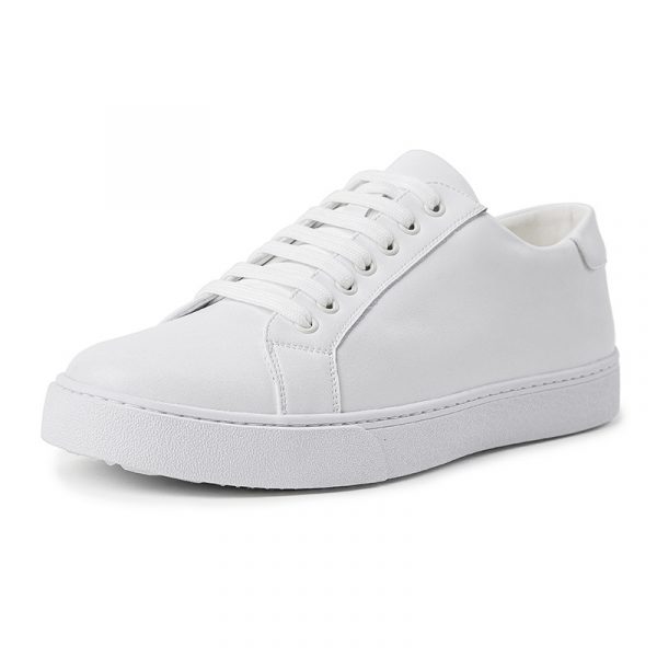 Extra Large Size Faded Retro Skate Shoes Casual White Shoes British Style Men's Shoes