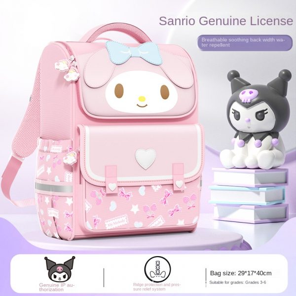 Cromi Backpack for Girls and Children in Grades 1-6 - Spine Protection and Load Reduction