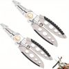 The Multi-Functional Wire Stripper (White Center 7 Inches), Special Tool For Electricians To Remove The Insulation Of Wires. It Is Made Of Stainless Steel And Is Used To Break And Strip Wires