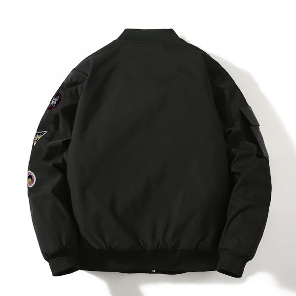 Winter New Arrival Air Force MA1 Pilot Jacket Women's Cotton-Padded Thickened Outerwear Multi-Label Embroidered Baseball Jacket Men