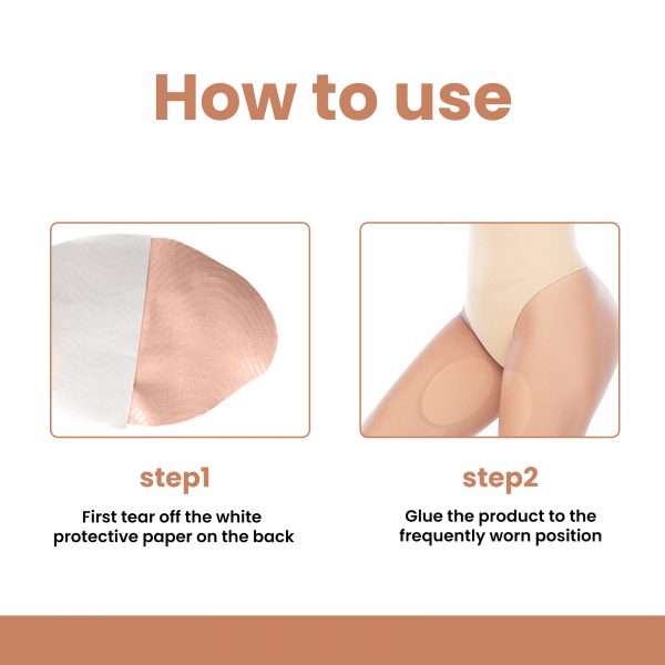 EELHOE Thigh Anti-Wear Adhesive Invisible Non-Trace Anti-Friction High Elastic Anti-Wear Adhesive For Inner Thigh And Lower Leg