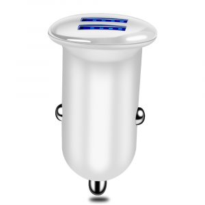 Led 3A Dual USB Electroplating Car Car Charger Mobile Phone Charger Smartphone General Cross Border Wholesale