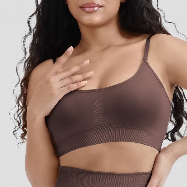One-Piece Tank Bra Without Gathered Side Large Size Breast Minimizer Women's Underwear