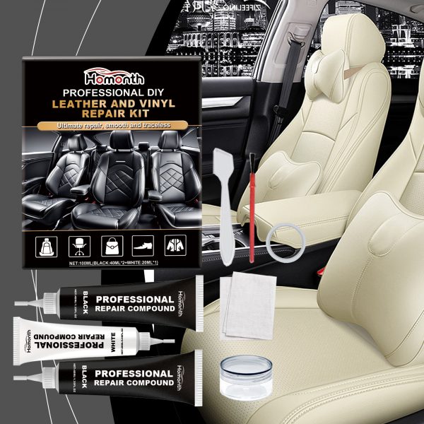 Homonth Car Leather Seat Repair Kit Furniture Sofa Seat Car Interior Repair Maintenance