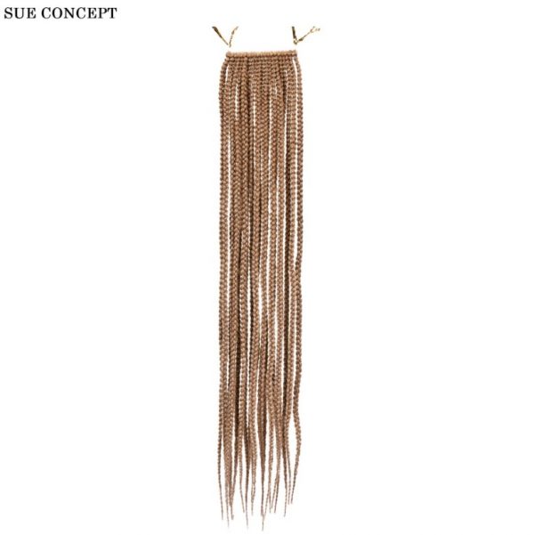 3S THREE STRAND Crochet Hair  Extensions Soft Synthetic Braiding Hair