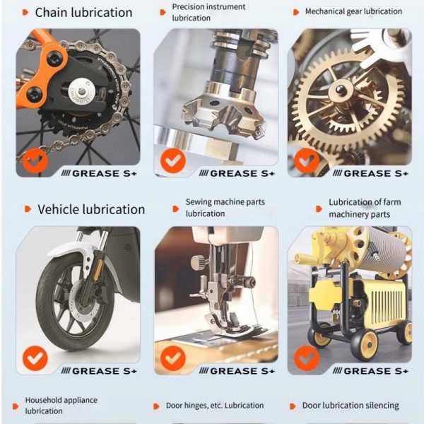 Rust And Noise Removal Spray - Multifunctional High Temperature Resistant Butter Spray For Cleaning Gears And Extending Their Service Life. Suitable For Equipment Maintenance