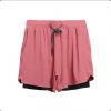 Gym Clothing Men Quick Dry 2 In 1 Gym Shorts Men Polyester Spandex Breathable Shorts Men Liner Running Fitness Shorts