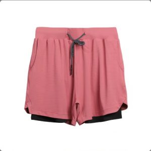 Gym Clothing Men Quick Dry 2 In 1 Gym Shorts Men Polyester Spandex Breathable Shorts Men Liner Running Fitness Shorts