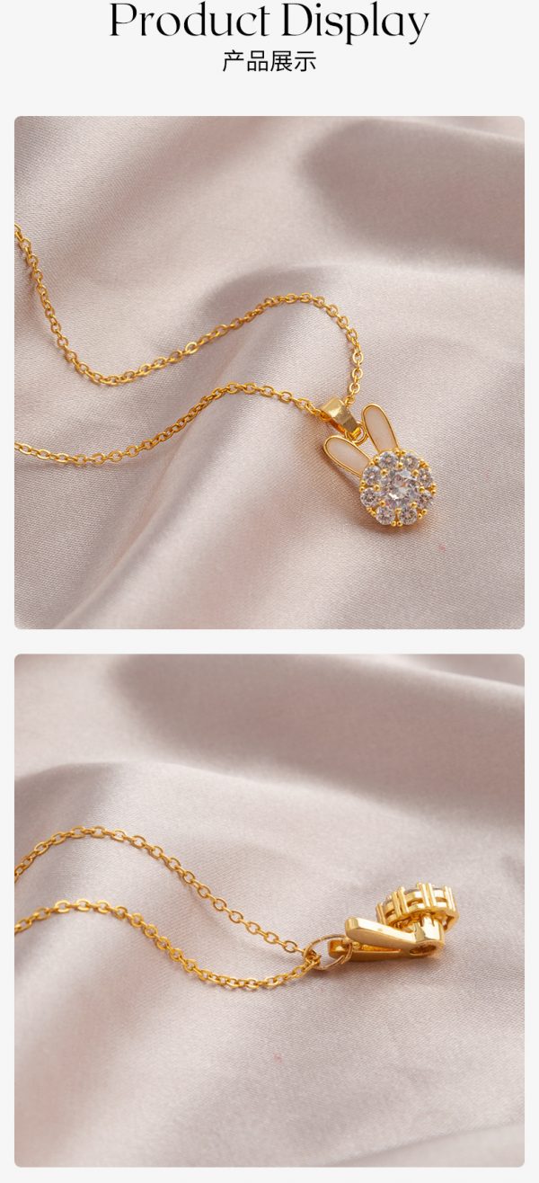 Necklace,stainless Steel,with Rolling Rabbit,Only Self-pickup Is Supported, And The Displayed Prices Are All Self-pickup Prices