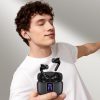 TAGRY Bluetooth Headphones True Wireless Earbuds 60H Playback LED Power Display Earphones with Wireless Charging Case IPX5 Waterproof in-Ear Ear buds with Mic for TV Smart Phone Laptop Computer Sports