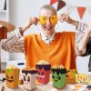 12 Pieces Halloween Popcorn Box Halloween Party Favor Snack Treat Boxes Candy Cookie Container Decorations Gifts For Popcorn Sales Halloween Party Favor Supplies