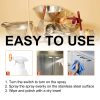 Jaysuing Stainless Steel Maintenance Agent, Kitchen Pot Grease Pot Bottom Black Scale Rust Removal Anti-rust Cleaner