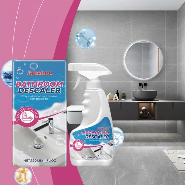 Jakehoe Bathroom Descaling Cleaner Bathroom Kitchen Multi-Functional Cleaning Tile Glass Cleaning Descaling Agent