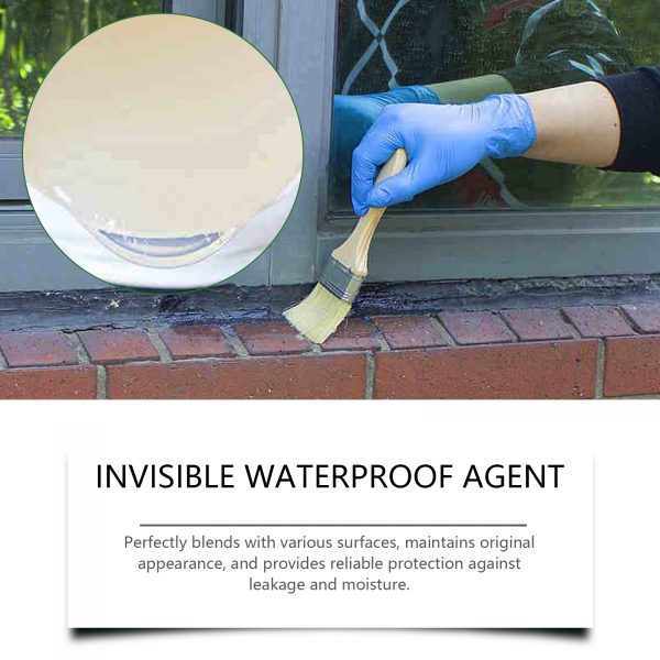 Jue-Fish  Waterproof Sealant, Waterproof Leak Repair Invisible Sealing Glue Household Smash Brick Waterproof Paint
