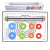 17 inch stainless steel adjustable thickness rolling pin scale rolling pin leather material kneading tool