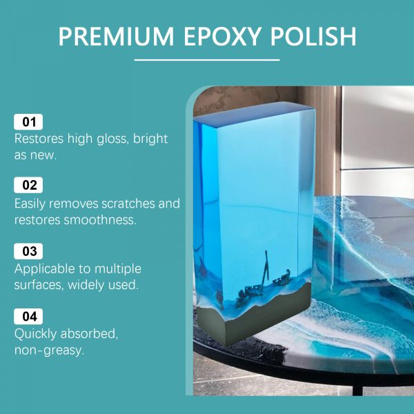 Jakehoe Epoxy Resin Cleaner For Stain Removal, Cleaning And Repair, Scratch Polishing, Surface Cleaning And Care