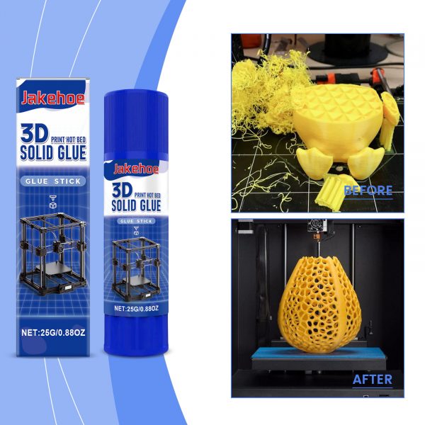 Jakehoe Printer Glue Stick Multi-Functional 3d Printing Glue Stick Is Easy To Clean And Suitable For A Variety Of Hot Bed Materials