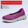 Ankle Socks Flat Knit Shoes Women Casual Solid Color Outdoor Travel Mom Breathable Shoes