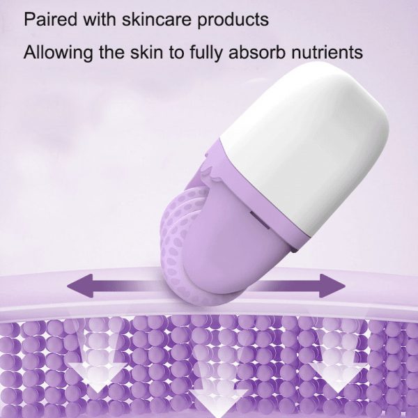 Cold compress device dual head roller 2-in-1 to relieve edema and cool down multifunctional massager delicate