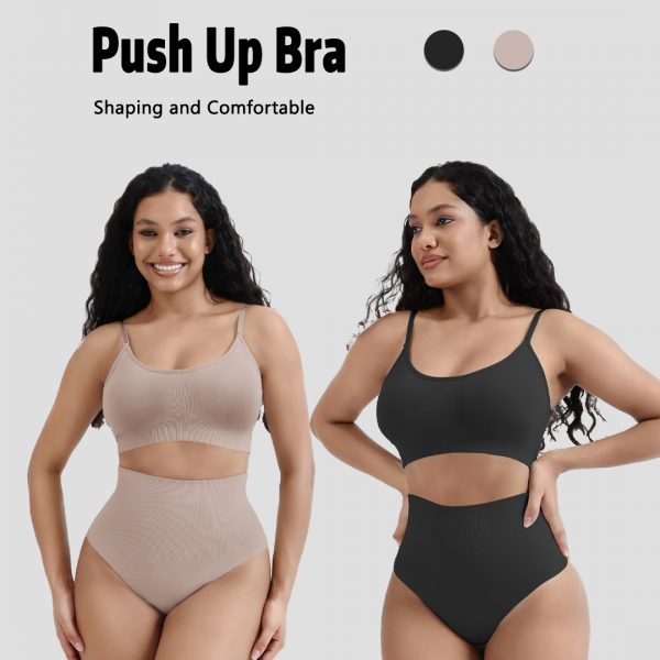 One-Piece Tank Bra Without Gathered Side Large Size Breast Minimizer Women's Underwear