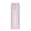 Contrast striped knitted casual pants