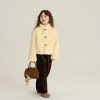 Furry Coat Children Single-layer Fleece-lined Warm-keeping Cotton Clothing