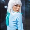 Long Natural Black Wigs For Women,Natural Black Wigs With Bangs Layered Shoulder Length Synthetic Wig For Daily Party  24 Inch