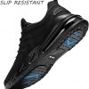 LARNMERN Mens Work Shoes Walking Sneakers