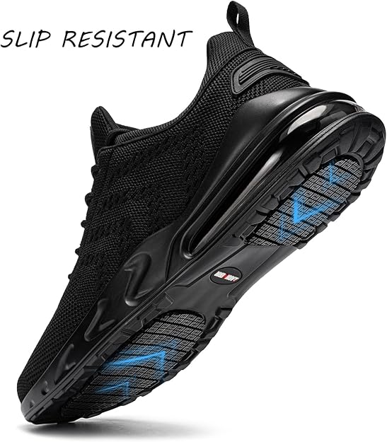 LARNMERN Mens Work Shoes Walking Sneakers