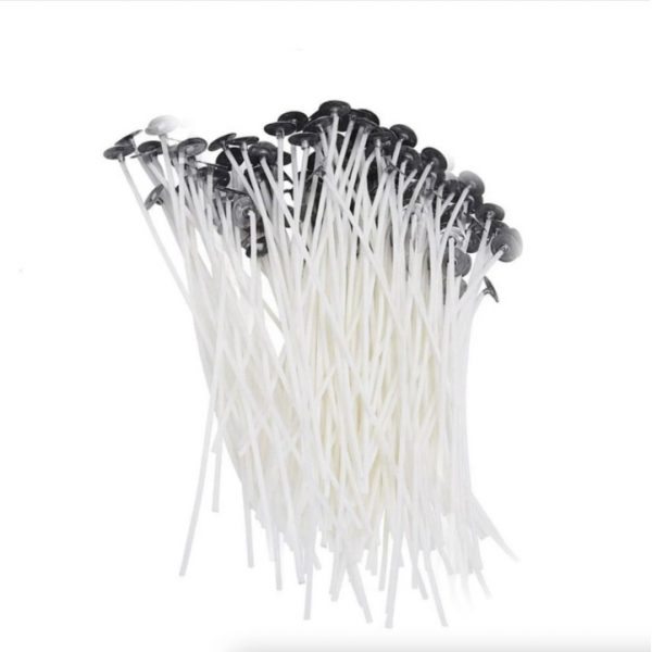 Candle Wicks 6 Inch Cotton Core Candle Making Supplies Pre Tabbed New