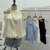 Off shoulder neck vest for women