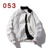 White Padded Jacket Women's Fashion Stand Collar Baseball Jacket Street Trend Unisex Couple Outerwear Men