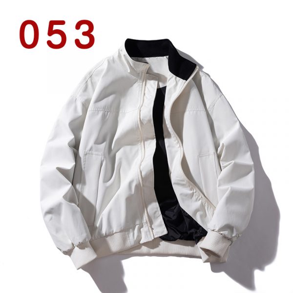 White Padded Jacket Women's Fashion Stand Collar Baseball Jacket Street Trend Unisex Couple Outerwear Men