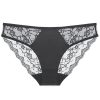 Sexy Women's Underwear Ultra-thin Breathable Lace Plus Size Panties with Cotton Crotch Tummy Control Low Waist Triangle Briefs