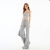 Women's Pure Desire Versatile Waist-Slimming Flared Casual Trousers Floor-Length Pants