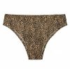 Foreign Trade  Ice Silk Underwear Cotton Crotch Low Waist Leopard Print Sexy Plus Size Seamless One-Piece Sports Fitness Briefs