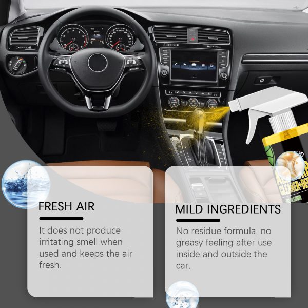 Homonth Multi-Purpose Interior Cleaner, Automotive Multi-Purpose Interior Cleaner Blend Foam Bright Refurbishment