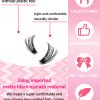 3D False Eyelashes, Multi-layered, Realistic, Soft And Comfortable, Natural Nude Makeup