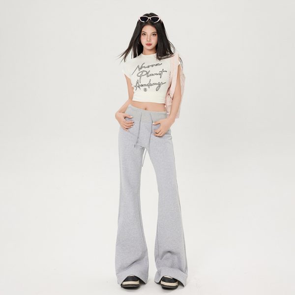 Women's Pants Casual Trousers for Women Hoof-length Floor-length Pants