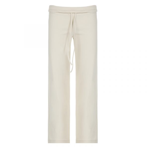 Daily home versatile basic straight leg pants