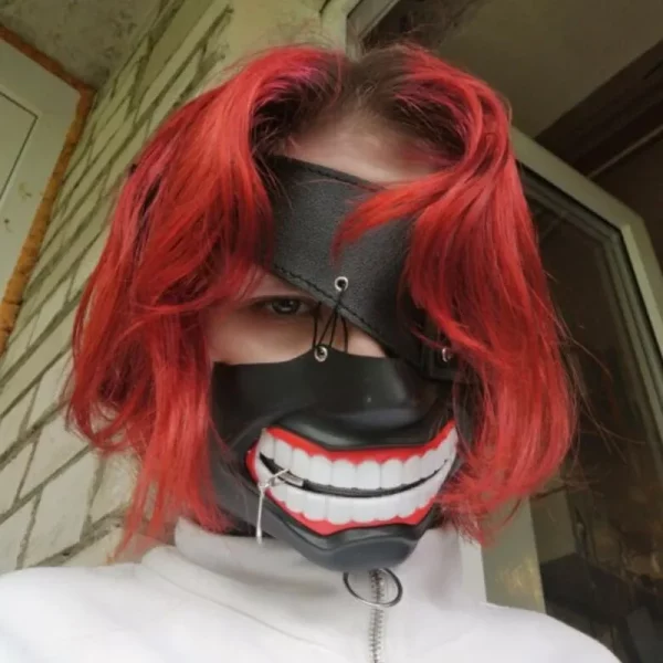 Anime Tokyo Ghoul Kaneki Ken Cosplay Costumes Mask Halloween Party Masks