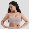 One-Piece Tank Bra Without Gathered Side Large Size Breast Minimizer Women's Underwear