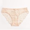 French Style Sexy Lace Briefs Ultra-thin Breathable Plus Size Women's Thong Underwear Low Waist Butt-lifting