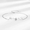 Sterling Silver One Deer Necklace With You Elk Antlers