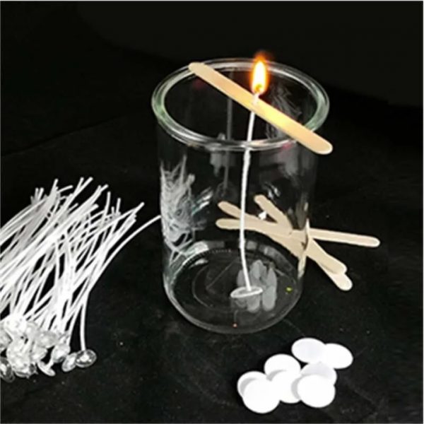 Candle Wicks 6 Inch Cotton Core Candle Making Supplies Pre Tabbed New
