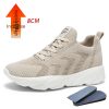 Height-Enhancing 8CM Men's Shoes, Sports Shoes, Spring and Summer Mesh Casual Shoes, Trendy Shoes, Soft Sole Travel Shoes, Student Running Shoes for Men