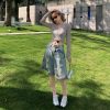 Women's  Shorts Retro Loose Five-Quarter Wide-Leg Mid-Length Pants