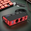 The Three-port Car Cigarette Lighter Adapter Expands One Socket To Three. The Current Output Is Stable And The Compatibility Is Good